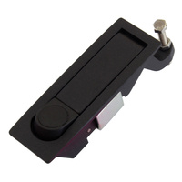 Lever latch non-locking black