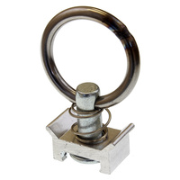 45mm aluminium track spring clip