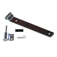 Ute tray hinge zinc plated bolt left handed 300mm long