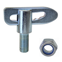 BHGY1182 Antiluce fastener 25mm bolt-on zinc plated (2 pack)