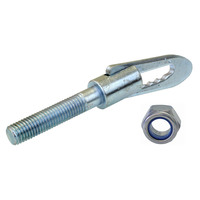 BHGY1183 Antiluce fastener 50mm thread bolt-on zinc plated M12 (2 pack)
