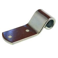 100mm x 40mm strap hinge 2 hole zinc plated