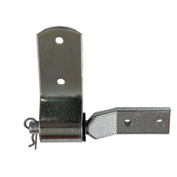 Zinc plate 106mm 2 hole strap hinge kit