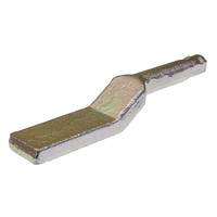 BHGY3ANH Cast gudgeon zinc plate no hole