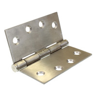 Butt hinge 100mm x 100mm open x 2.5mm thick zinc plate GH10025FPZP