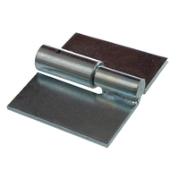 Ball hinge zinc plated left hand weld on NS 100mm x 86mm