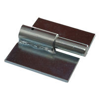 Ball hinge zinc plated right hand weld on NS 100mm x 86mm