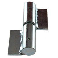 Ball hinge zinc plated left hand weld-on tab 50mm x 20mm