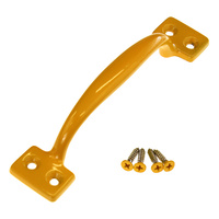 D Pull 4 hole 130mm yellow powder coat