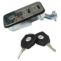 Chrome large pop lock key 065