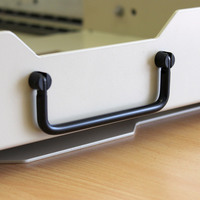 NSLS515 Black folding pivot handle 101mm
