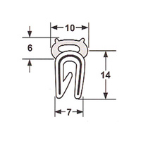 Pinchweld No. 057N Sch small bulb on top 5 metre
