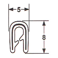 Pinchweld No. 059R PVC small section 5 metre