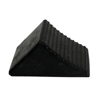 Black lion head small wheel chock