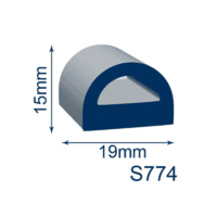 Large D Seal w/ADHS 19mm x 15mm 5 metres