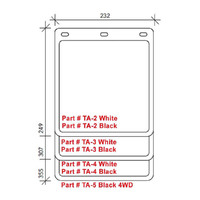 Mudflap 232mm wide