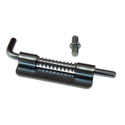 Spring bolt zinc plated left hand (2 pack)