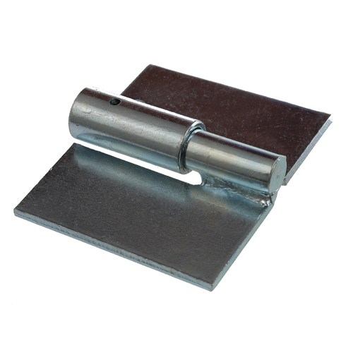 Ball hinge zinc plated left hand weld on NS 100mm x 86mm