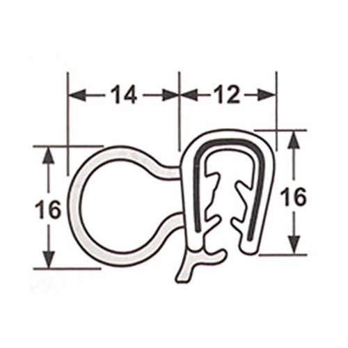 Pinchweld No. 004NR Blister On Side 5 metre