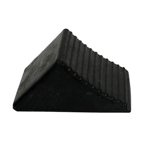 Black lion head small wheel chock